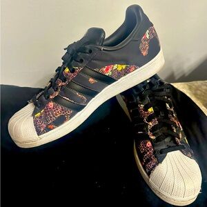 Shell Top Adidas Sneakers, Animal Print